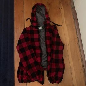 Roots Flannel Hoodie